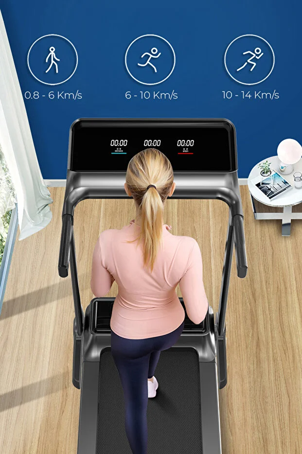 Relax Premium 14 Km Hız Bluetoothlu Katlanabilir Yürüme Ve Koşu Bandı 2.5 Hp Motor RL-930